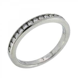 TIFFANY Silver Diamond Eternity Ring